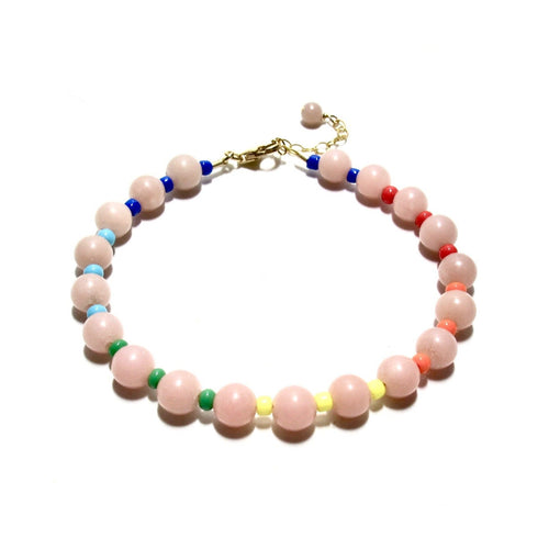 pink jade & colours bubblegum bracelet