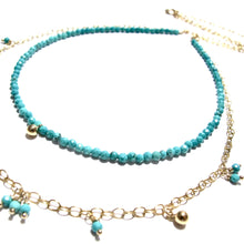 Load image into Gallery viewer, tiny amazonite beads double necklace